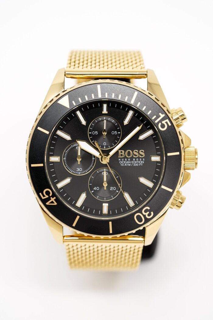 Hugo Boss Men's Watch Chronograph Ocean Edition Gold - HB1513703 - Image 2